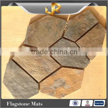 Natural Chinese multicolor slate indoor flagstone flooring