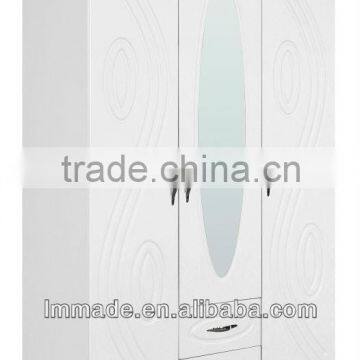 China made large white wardrobe armoires design(200066-3A)