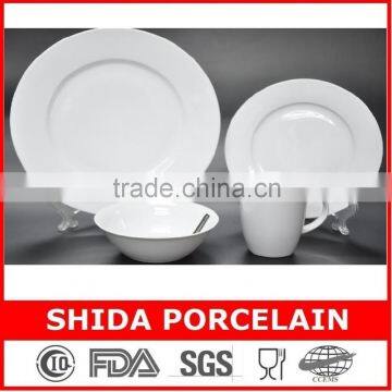 factory direct supply fine super white porcelain 16pcs dinner set