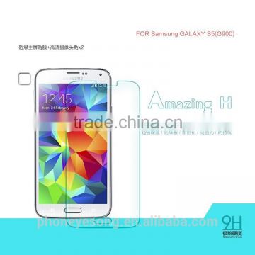 Factory price mobile phone Tempered Glass Screen protector/film for Samsung GALAXY S5
