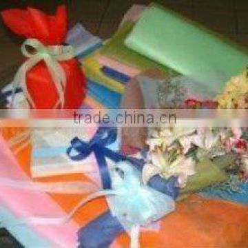 polyester different color for flower wrapping nonwoven fabric