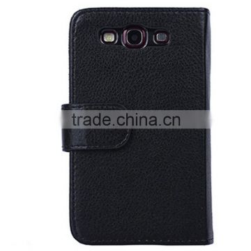 Hot selling leather mobile phone case with card slots in Dongguan