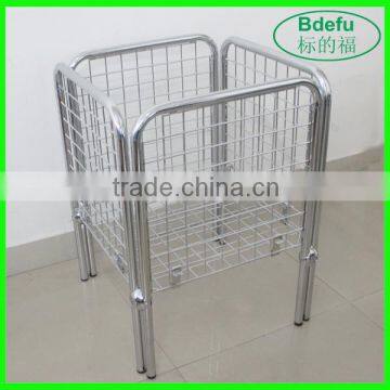 Hot Sale Metal Chrome Wire Basket Storage Container