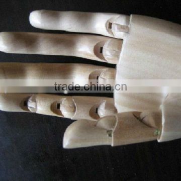 wood hand with special finger