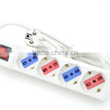 Italian and Chile and EU countries standard extension socket electric switches