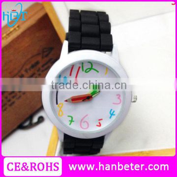 Wholesale fashion watches limited edition geneva quartz watches with stainless steel case back