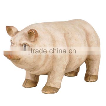 Animal cement statue pig new design for 2015 sale