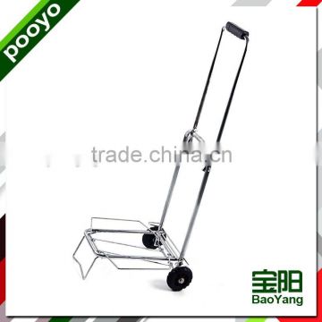 Mini luggage cart for old woman