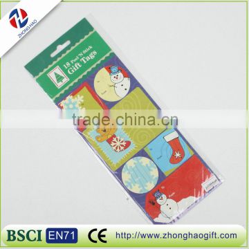 New products Christmas custom paper decoration stickers wholesale