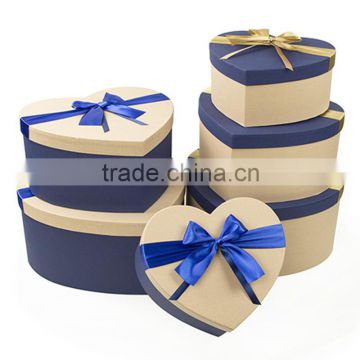 Heart-shaped luxury valentine's day gift paper box