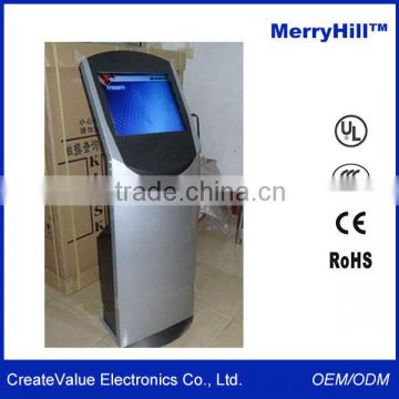 Bank Queue System Terminal 15/17/19/22 inch Android Kiosk Touch Screen Barcode Scanner