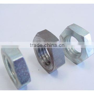 Din439 hex thin nut with zinc plated