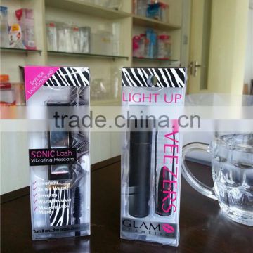Clear plastic display cosmetic box for women