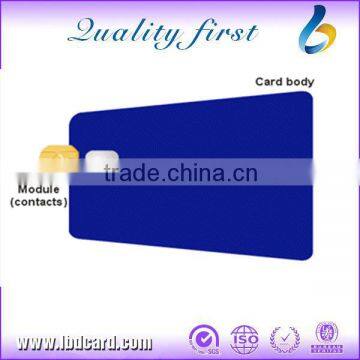 LBD PVC Blank / Printing Card Contact Smart IC Card 86x54mm Chip SLE4442