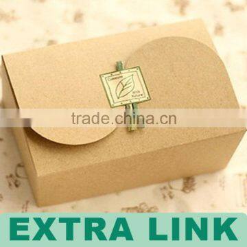 Wholesale Folded Royal Kraft Paper Cupcake Box