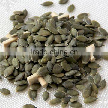 Wholesale Chinese organic pumpkin seeds without shell grade AAA