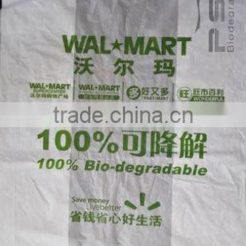 Biobased cornstarch eco-friendly shopping bag