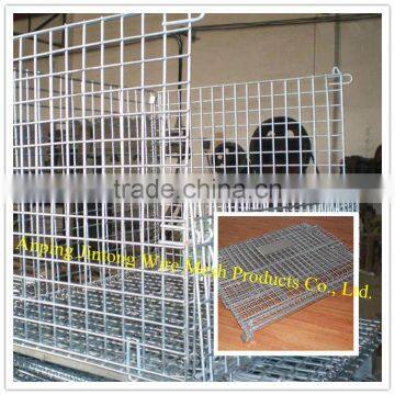 steel wire container for storage and transport