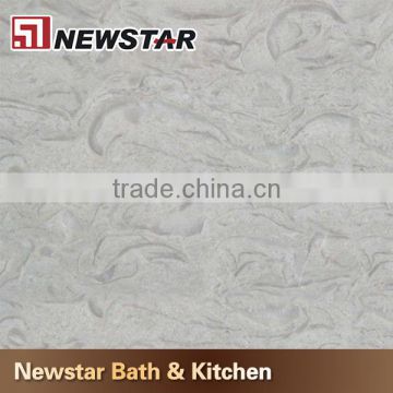 Newstar Polished White Crabapple Marble Floor Tiles