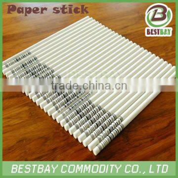 FDA approved printed lollipop stick,paper material candy lolly stick