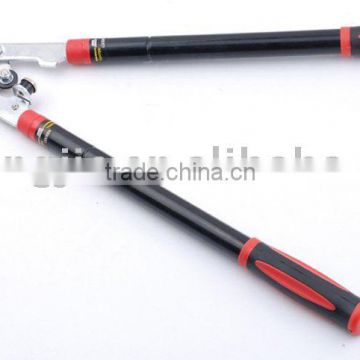 bypass lopper with telescopic round steel handle