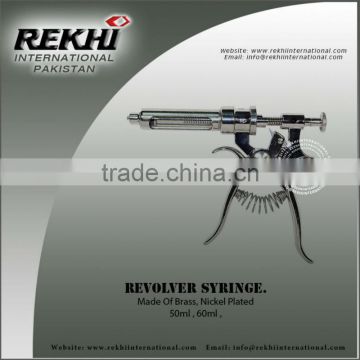 Pakistan Revolver Syringe Gun 30ml,50, 60ml,Auto Syringe Drencher 60ml