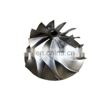 RHF5HB 50.39/68.01mm 11+0 blades Turbocharger milling/aluminum 2618/billet compressor wheel