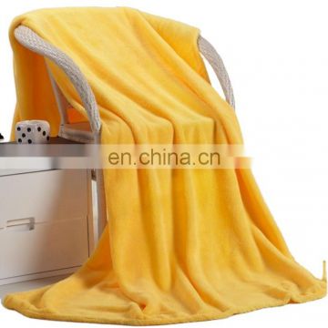 100% polyester Coral Fleece Thick Throw Blanket
