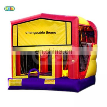 changeable theme inflatable jumper bouncer jumping bouncy castle bounce house combo