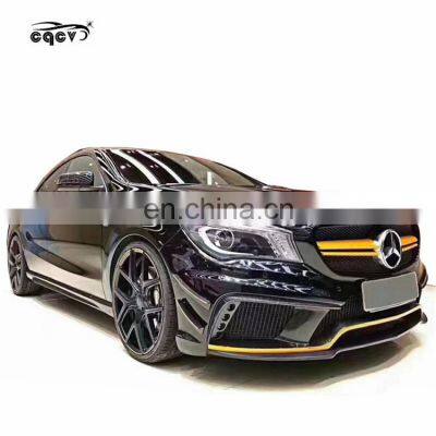 High quality WD style body kit for Mercedes Benz cla-class W117 front bumper rear bumper side skirts and wing spoiler