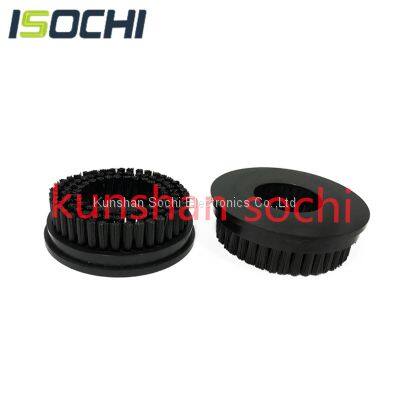 46mm Cleaning CNC PCB Pressure Foot Brush Round Nylon Black  Plastics Handle Brush Wholesale Anderson Router Machine