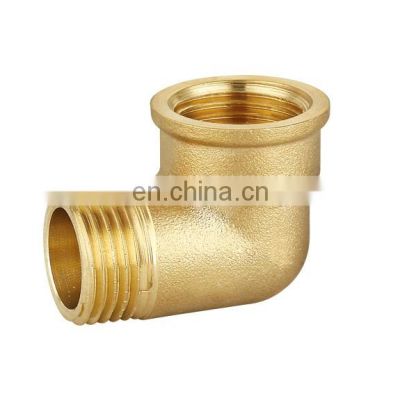 Customized copper fittings 45/90/180 degree elbow copper pipes tube connector elbow
