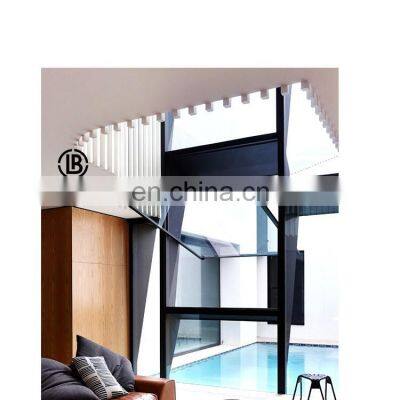French high-grade aluminum middle swing window modern fashion
