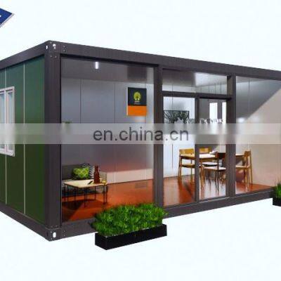 EU certificate prefabricated flat pack 20ft living house container house luxury
