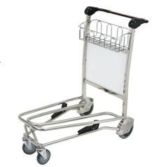 4 Wheels Aluminium Airport Hand Cart Baggage Trolley