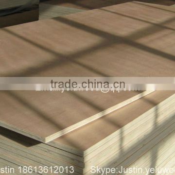 1220X2440X18mm poplar core okoume plywood from factory