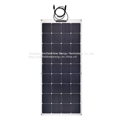 130W 19.8V high efficiency mono flexible solar panel