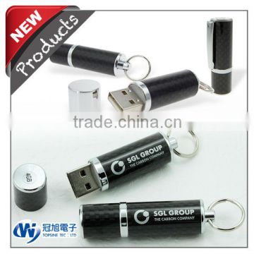 Carbon fiber key ring usb flash drive new product , goods from Taiwan
