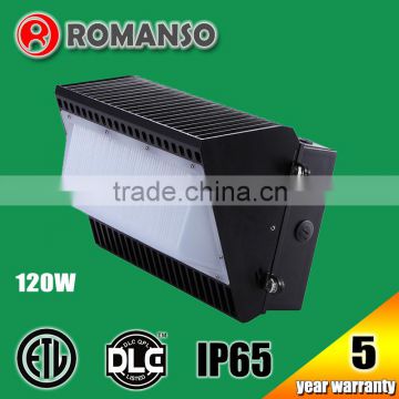 CE ROSH IP65 120w outdoor waterproof led wall mount light fixture