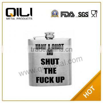 18/8 304 FDA and LFGB high quality hip flask gift items in delhi