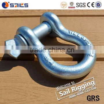 Galvanized US Screw Pin Bow Shackle