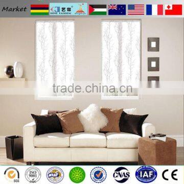 100% ployester fabric lifting roller shutter Sunscreen roller blinds curtain with 3m china