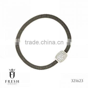 Fashion 925 Sterling Silver Bracelet - 321623 , Wholesale Silver Jewellery, Silver Jewellery Manufacturer, CZ Cubic Zircon AAA