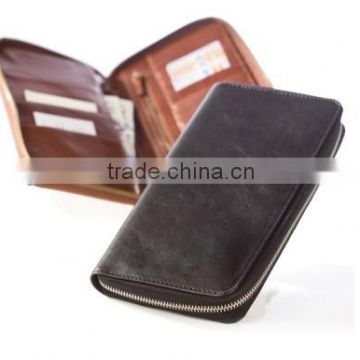 Luxury leather Travel Document Holder(SA8000, BSCI, ICTI, WCA accredited factory)