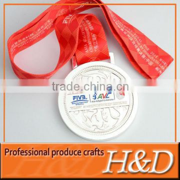 Best promotional anti Silver Zinc alloy saint medal