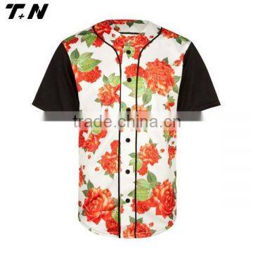 Sublimated fashion cheap baseball jersey