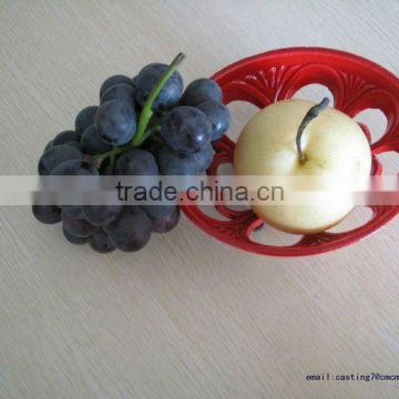 cast iron fruit plate