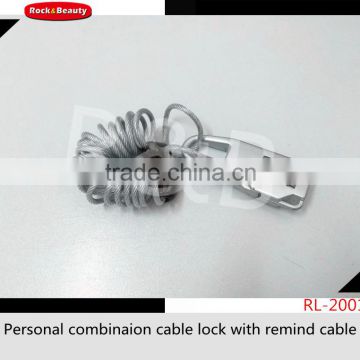 RL-2001 steel cable lock carabiners with dust-cover