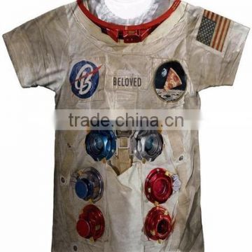 100% POLYESTER FULL SUBLIMATION PRINTED T-SHIRT
