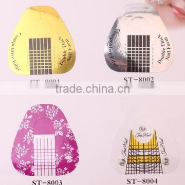 ST-8001-8036 defferent new designs Nail Art Tips Extension Forms nail nail form YiWu
